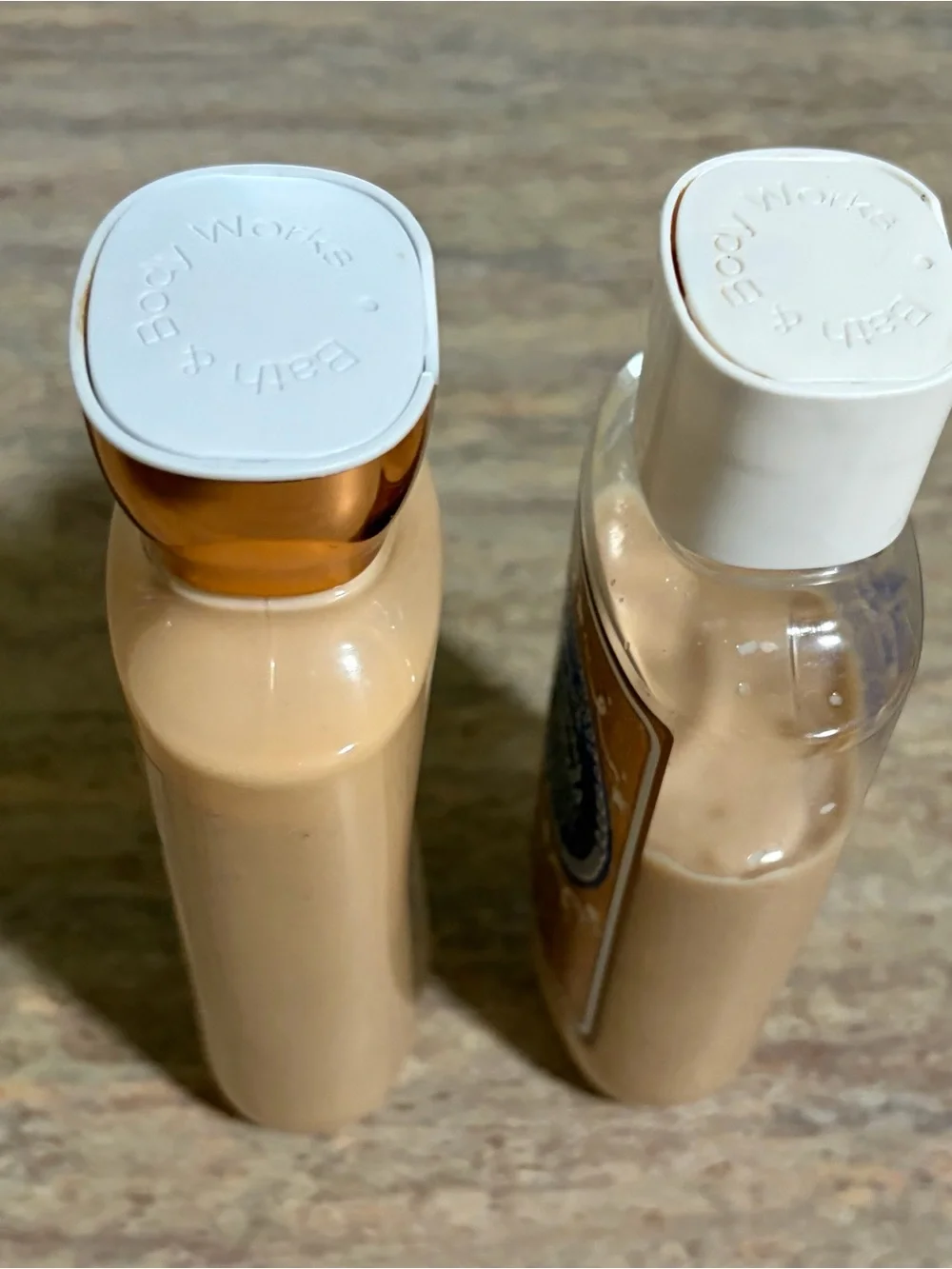 Bath & Body Works Gingerbread Latte & Santa’s Blueberry Shortbread Body lotions